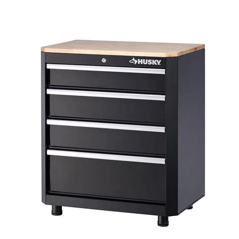 husky steel 4 drawer garage base cabinet|husky garage cabinets home depot.